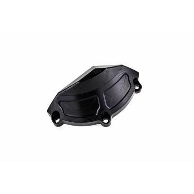 Protector de la tapa del motor GILLES (lado izquierdo). negro - motoscamaralweb.com