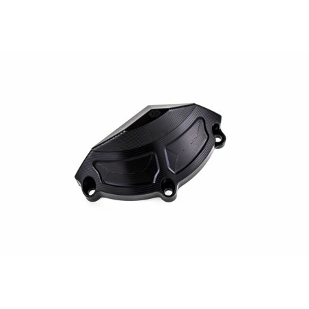 Protector de la tapa del motor GILLES (lado izquierdo). negro - motoscamaralweb.com