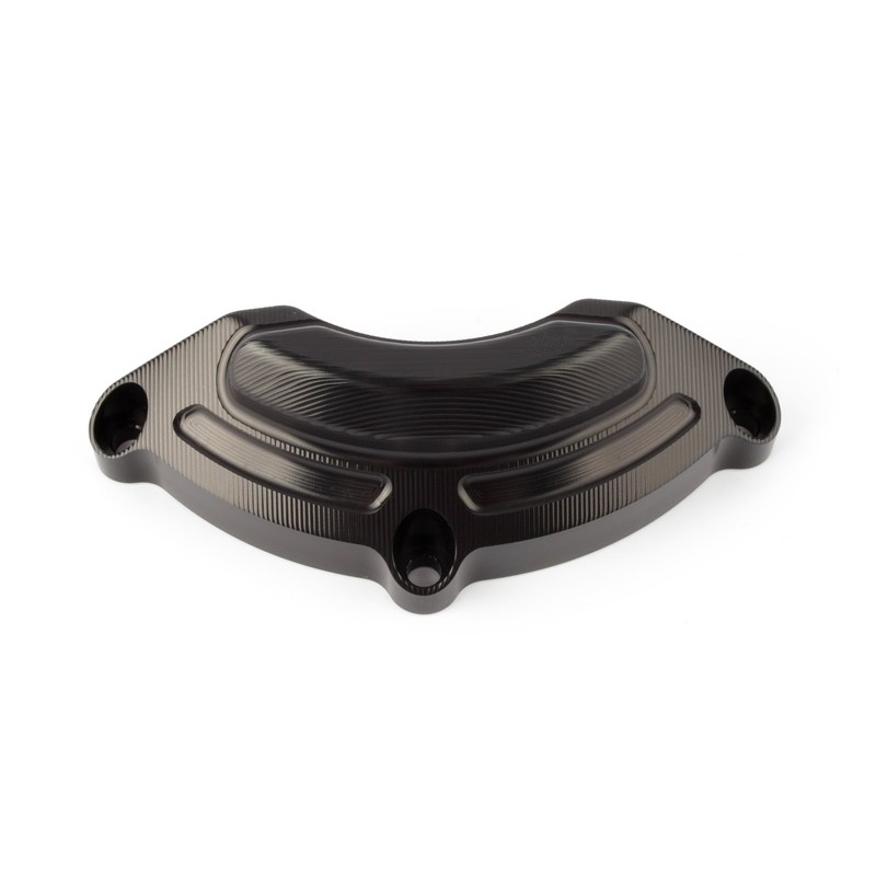 Protector de la tapa del motor GILLES (lado izquierdo). negro - motoscamaralweb.com