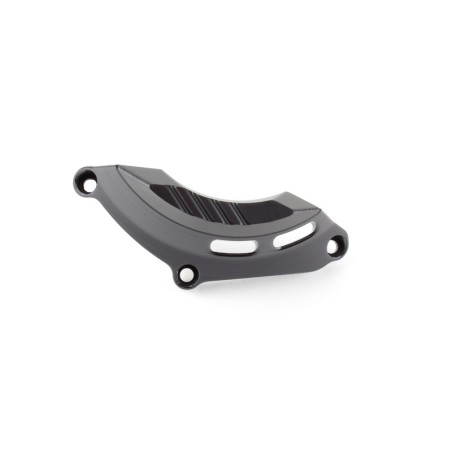 Protector de la tapa del motor GILLES (lado izquierdo). negro - motoscamaralweb.com