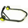 CABALLETE TRASERO MONOBRAZO IZQUIERDO SCOOTER NEGRO MATE - motoscamaralweb.com