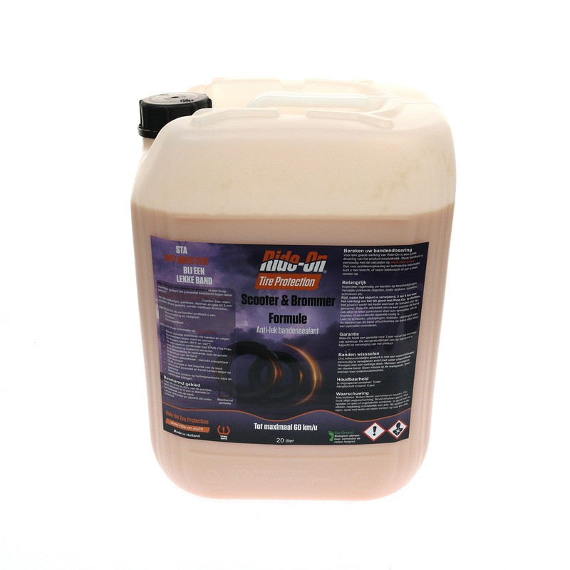 Líquido sellante antipinchazos y equilibrador RIDE-ON scooter 20L - motoscamaralweb.com Líquido sellante antipinchazos y equilibrador RIDE-ON scooter 20L - motoscamaralweb.com