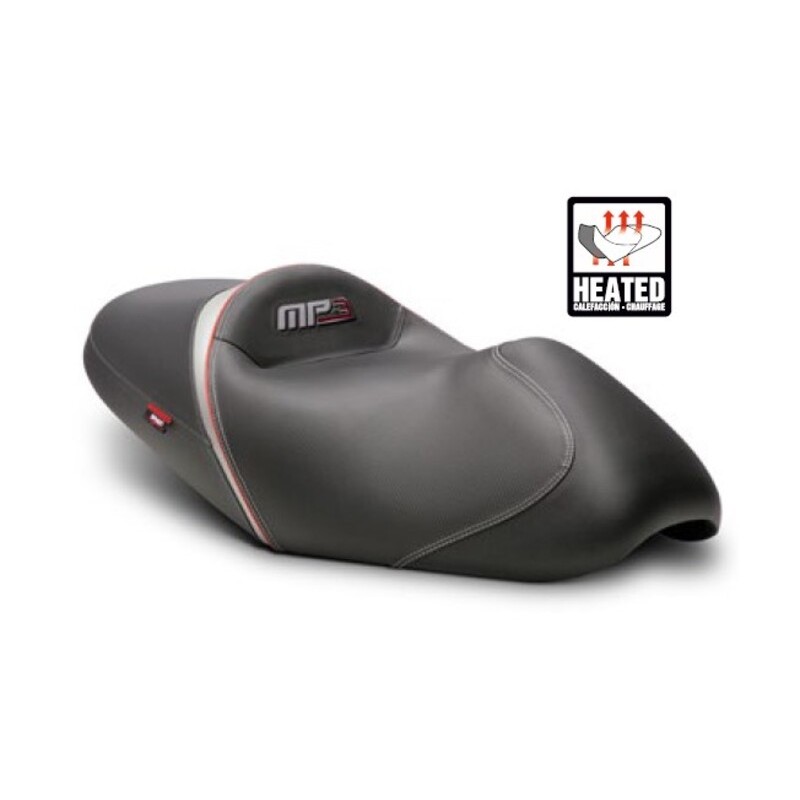 Asiento Shad confort Piaggio MP3 costura gris/azul - motoscamaralweb.com Asiento Shad confort Piaggio MP3 costura gris/azul - motoscamaralweb.com