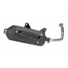 Escape completo TECNIGAS New Maxi 4 - Acero negro Vespa GTS - motoscamaralweb.com