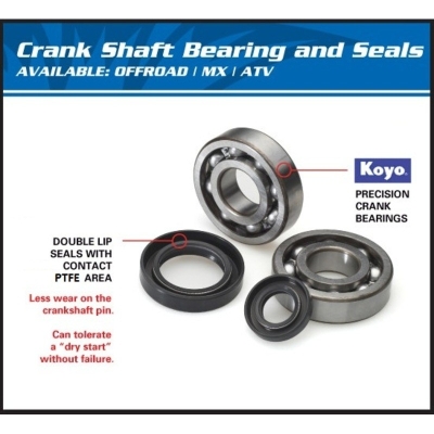 Kit rodamientos y retenes de cigüeñal ALL BALLS 24-1024 - motoscamaralweb.com