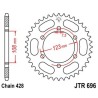 Corona JT 696 de acero con 43 dientes - motoscamaralweb.com