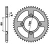 Corona PBR acero C45 estándar 238 - 420 - motoscamaralweb.com