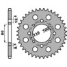 Corona PBR acero C45 estándar 333 - 630 - motoscamaralweb.com