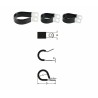 Aprieta cable BIHR inox de goma fino Ø19.1mm - motoscamaralweb.com