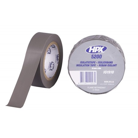 Cinta adhesiva aislante HPX gris - motoscamaralweb.com