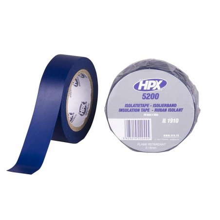 Cinta adhesiva aislante HPX azul - motoscamaralweb.com