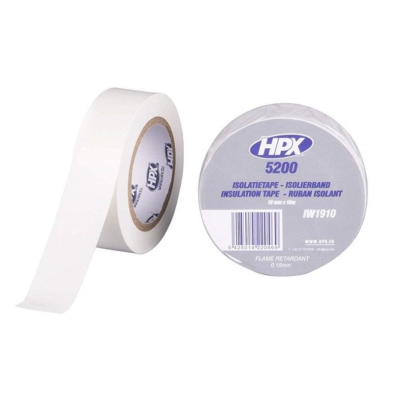 Cinta adhesiva aislante HPX blanco - motoscamaralweb.com Cinta adhesiva aislante HPX blanco - motoscamaralweb.com