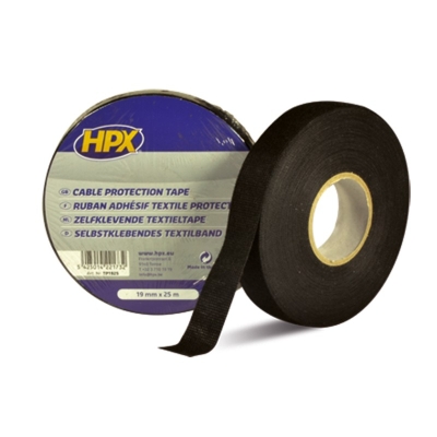 Cinta adhesiva algodón HPX negro - motoscamaralweb.com