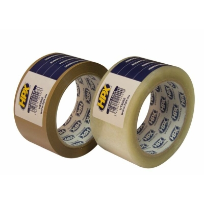 Cinta para empaque HPX transparente 50mm x 66m - motoscamaralweb.com