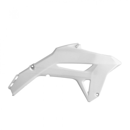 Tapas de radiador Polisport CRF450R. blanco - motoscamaralweb.com