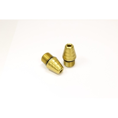 Contrapesos roscados de manillar GILLES TOOLING dorado M18x1.5 mm - motoscamaralweb.com