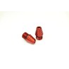 Contrapesos roscados de manillar GILLES TOOLING. rojo M18x1.5 mm - motoscamaralweb.com
