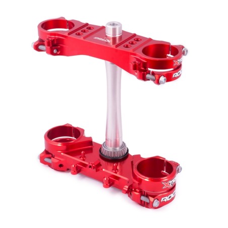Tija completa XTRIG ROCS Tech offset 22mm - Rojo - motoscamaralweb.com