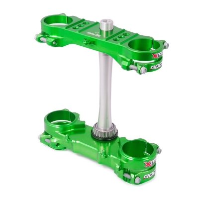 Tija completa XTRIG ROCS Tech offset 23mm - Verde - motoscamaralweb.com
