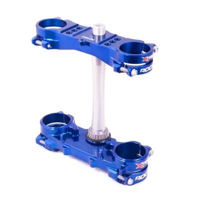 Tija completa XTRIG ROCS Tech offset 25mm - Azul - motoscamaralweb.com