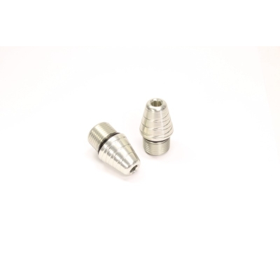 Contrapesos roscados de manillar GILLES TOOLING. plata M18x1.5 mm - motoscamaralweb.com
