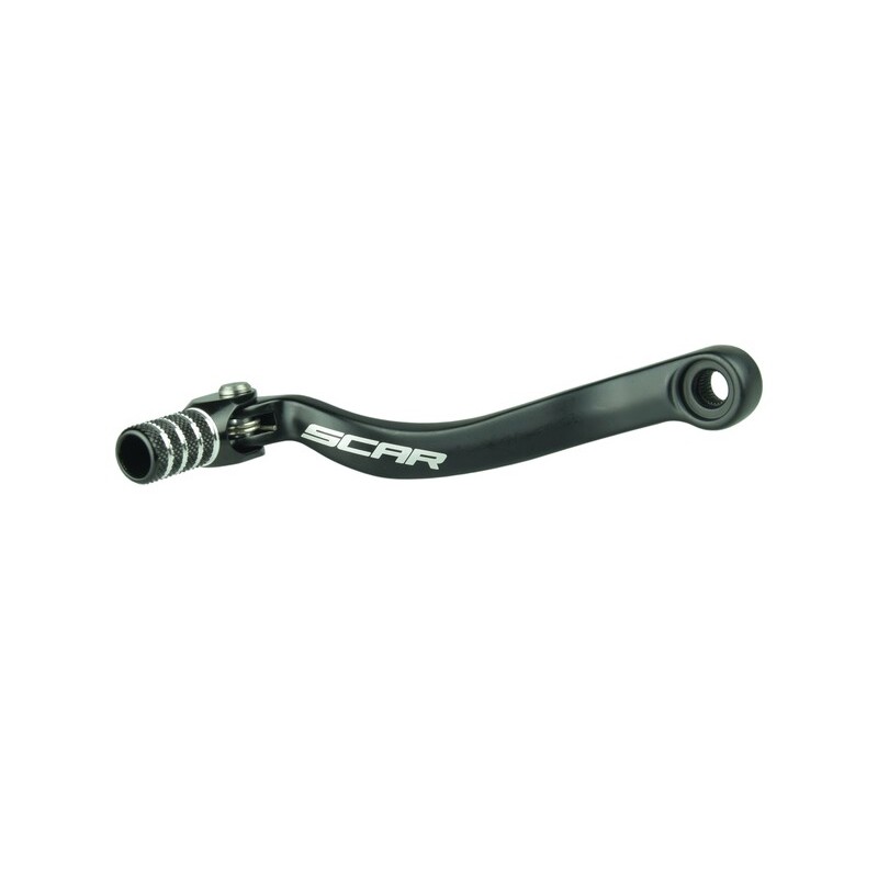 Pedal de cambio SCAR - Negro / Puntera negra - motoscamaralweb.com