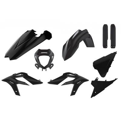 Kit de plástica POLISPORT negro Beta X-Trainer - motoscamaralweb.com