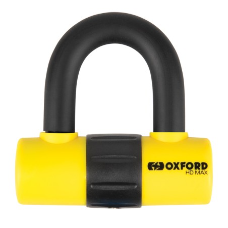 Candado de disco OXFORD HD MAX - Ø14mm amarillo - motoscamaralweb.com