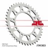 Corona JT Aluminio negro JT 1303 con 42 dientes - motoscamaralweb.com