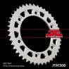 Corona JT Aluminio negro JT 1308 con 42 dientes - motoscamaralweb.com