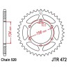 Corona JT 472 de acero con 48 dientes - motoscamaralweb.com
