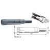 Llave de bujía con extractor de pipa de silicona hexágono 14 BUZZETTI - motoscamaralweb.com