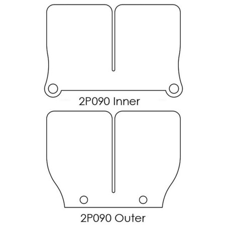 Láminas de carbono para caja de láminas V-Force 2 - motoscamaralweb.com