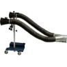 Doble boquerel de goma con soporte FILCAR Ø100mm - motoscamaralweb.com