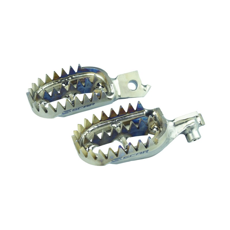 Estriberas de Titanio SCAR - motoscamaralweb.com Estriberas de Titanio SCAR - motoscamaralweb.com