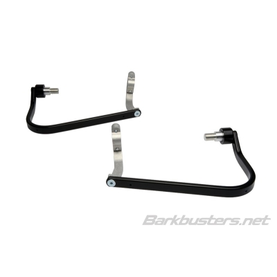 Soportes de aluminio Barkbusters Fijación de doble anclaje Color negro - motoscamaralweb.com