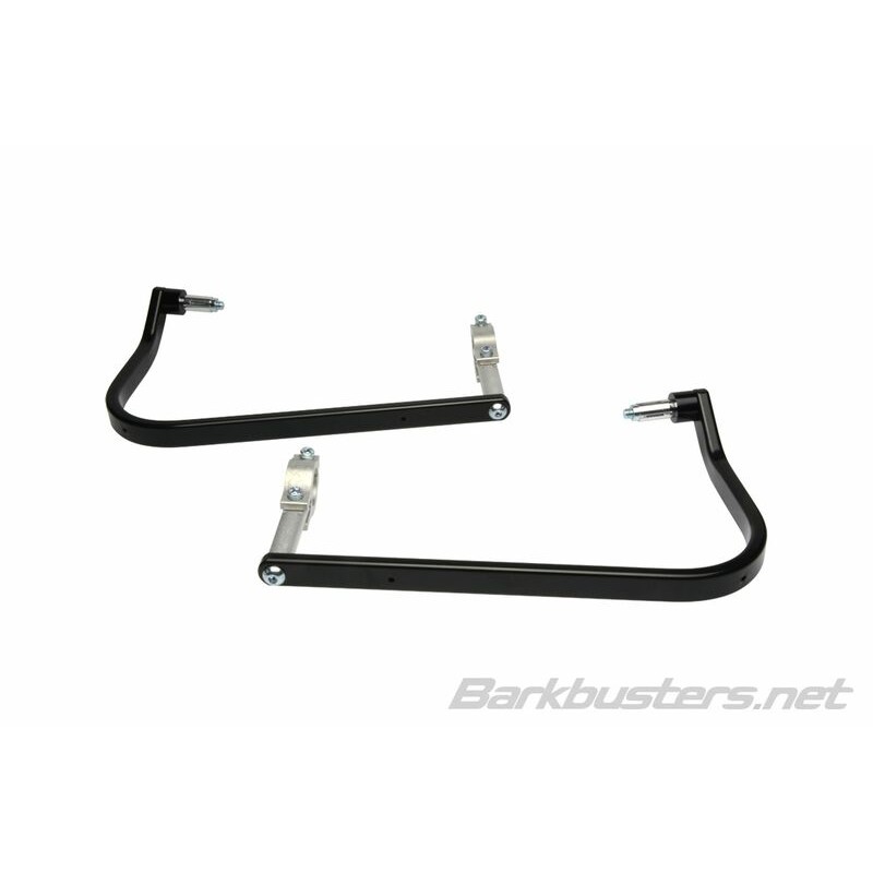Soportes de aluminio Barkbusters Fijación de doble anclaje Color negro - motoscamaralweb.com Soportes de aluminio Barkbusters Fijación de doble anclaje Color negro - motoscamaralweb.com