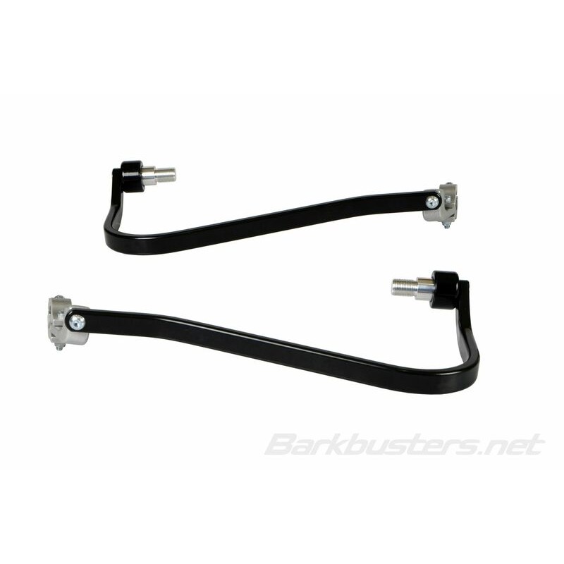 Soportes de aluminio Barkbusters Fijación de doble anclaje Color negro - motoscamaralweb.com