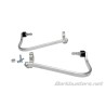 Soportes de aluminio Barkbusters Fijación de doble anclaje - motoscamaralweb.com