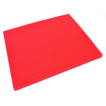 Pliego de espuma roja para filtro de aire (280x330x15mm) ARTEIN AF00000000023 - motoscamaralweb.com