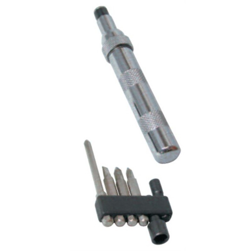 Kit mini destornillador de percusión con cabezas intercambiables BUZZETTI - motoscamaralweb.com Kit mini destornillador de percusión con cabezas intercambiables BUZZETTI - motoscamaralweb.com