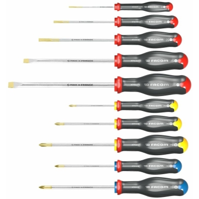 Juego de destornilladores FACOM Protwist® - 10 piezas - motoscamaralweb.com