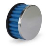 Filtro de potencia V PARTS espuma recto azul Ø 28/35mm - motoscamaralweb.com