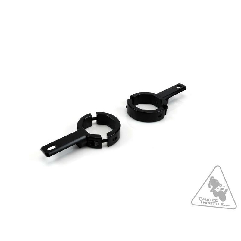 Soporte a la horquilla para luces Denali Ø39-49mm Color negro - motoscamaralweb.com Soporte a la horquilla para luces Denali Ø39-49mm Color negro - motoscamaralweb.com