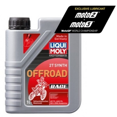Botella de 1L aceite Liqui Moly 100% sintético 2T Off road - motoscamaralweb.com