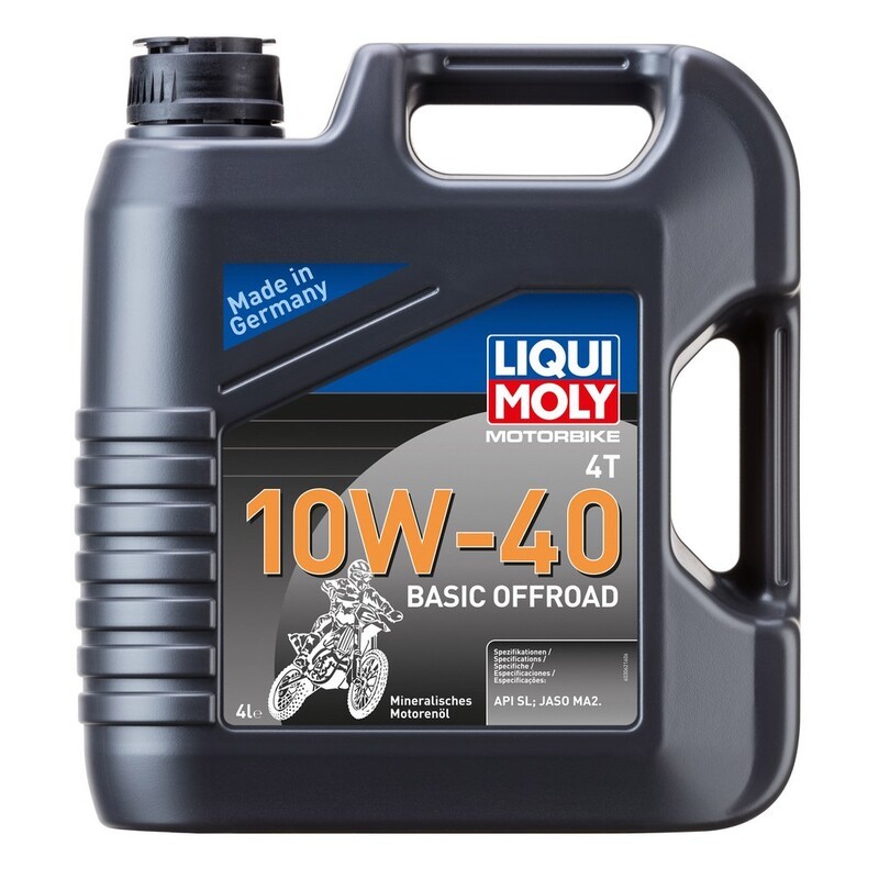Garrafa 4L de aceite Liqui Moly 10W-40 BASIC OFFROAD - motoscamaralweb.com Garrafa 4L de aceite Liqui Moly 10W-40 BASIC OFFROAD - motoscamaralweb.com