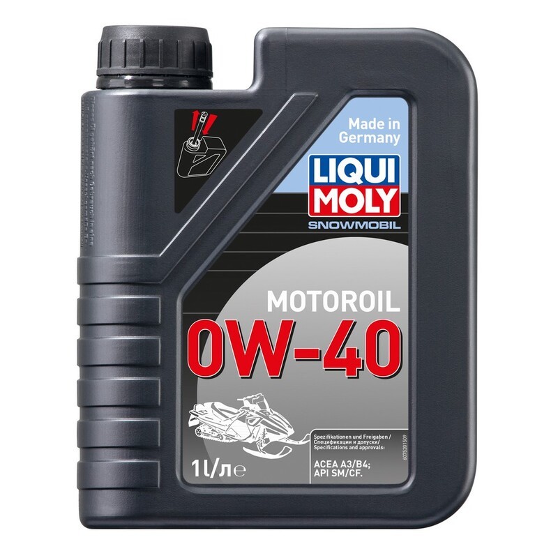 Bote 1L de aceite Liqui Moly SNOWMOBIL 100% sintético 0W-40 - motoscamaralweb.com Bote 1L de aceite Liqui Moly SNOWMOBIL 100% sintético 0W-40 - motoscamaralweb.com