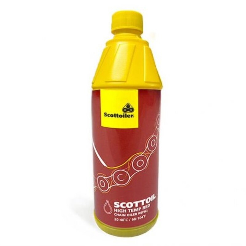 Lubricante alta temperatura SCOTTOILER Red para sistemas de lubricación de cadena - 500ml - motoscamaralweb.com Lubricante alta temperatura SCOTTOILER Red para sistemas de lubricación de cadena - 500ml - motoscamaralweb.com