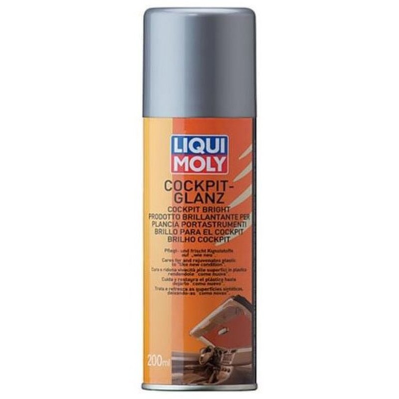 Bote 200ml spray para abrillantar el cockpit (con silicona) Liqui Moly - motoscamaralweb.com Bote 200ml spray para abrillantar el cockpit (con silicona) Liqui Moly - motoscamaralweb.com