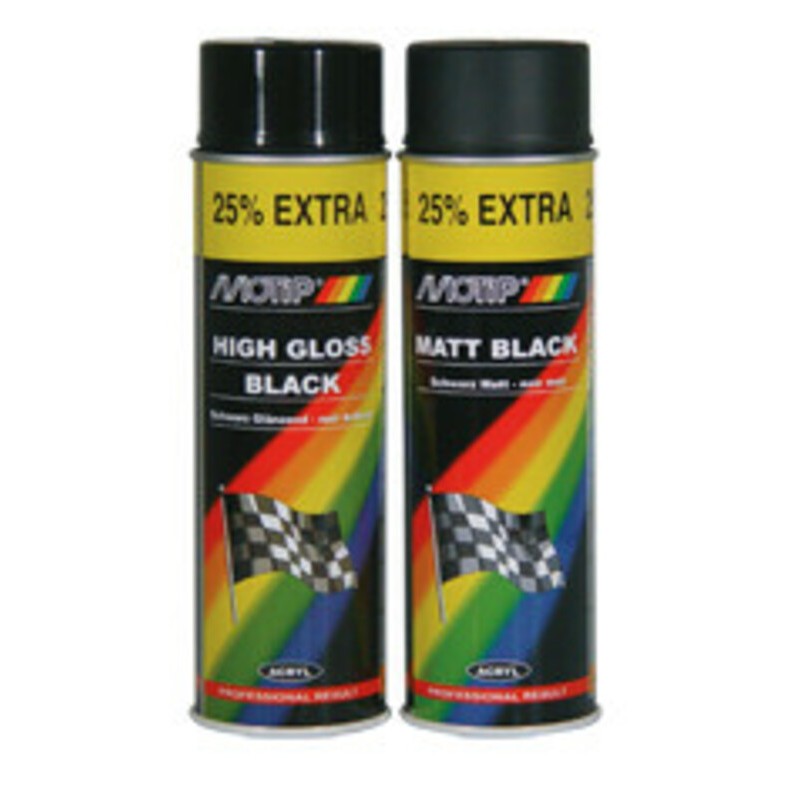 Pintura MOTIP negro satinado 500ML - motoscamaralweb.com Pintura MOTIP negro satinado 500ML - motoscamaralweb.com